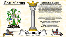 Macalpan-Mculpin COAT OF ARMS HERALDRY BLAZONRY PRINT