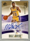 Magic Johnson Upper Deck ,SP Gama Used  Designs and The card hologram Auto 7/10