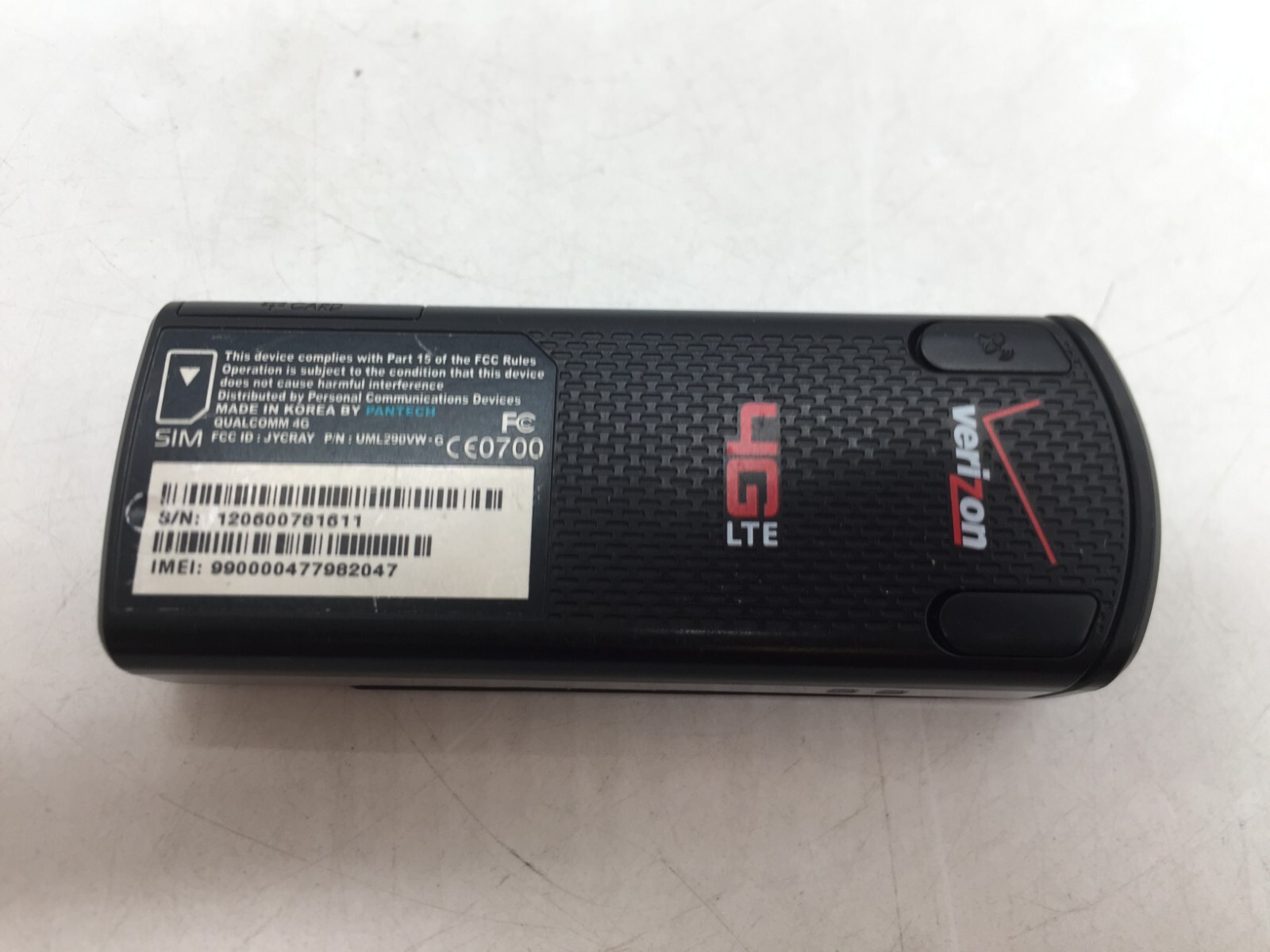 Verizon Wireless PANTECH UML290VW-G USB Modem Aircard 4G LTE FREE S/H