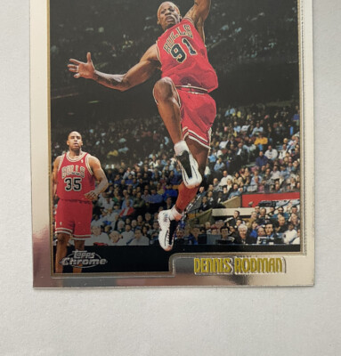 1998 Topps Chrome Dennis Rodman #109 Basketball Card Chicago Bulls