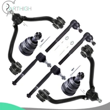 8Pcs Front Control Arm and Ball Joint Tie Rod End For 1993-2000 Chevrolet C3500