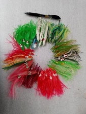 Salmon Hoochies Custom Mix Of 50. New. Box 15/6