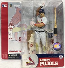 ALBERT PUJOLS ST LOUIS CARDINALS MLB SERIES 10 GRAY VARIANT MCFARLANE FIGURE