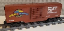 Custom Train Bricks & Minifigs Boxcar -PLEASE READ ITEM DESCRIPTION-