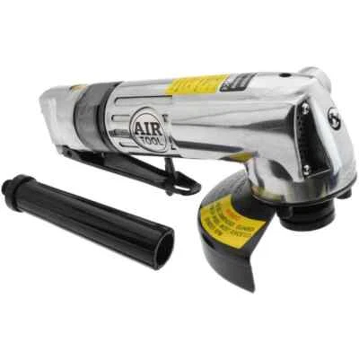 VALUE COLLECTION 4" Pneumatic Angle Grinder, 12,000 RPM, 3/8-24 Spindle, 6 CFM, Front Exhaust