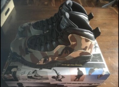 Air Jordan 10 Retro New In BoxCamo Desert/Black-LT Chocolate  display picture 1