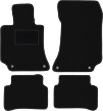 Schwarze Velours-Fußmatten für: Mercedes E W212 (2009-2016)