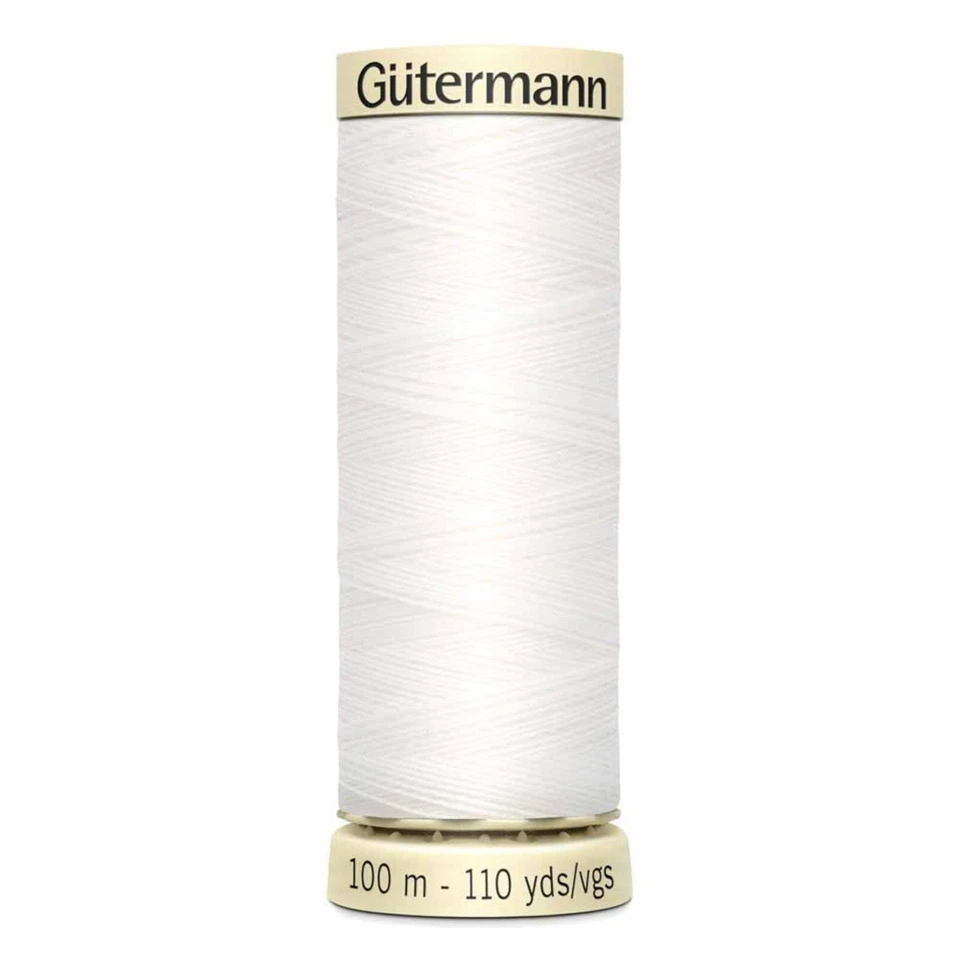 GÜTERMANN MCT Sew-all Thread 100m/110 yds - Polyester All Purpose Thread (White) - Image 2 of 4