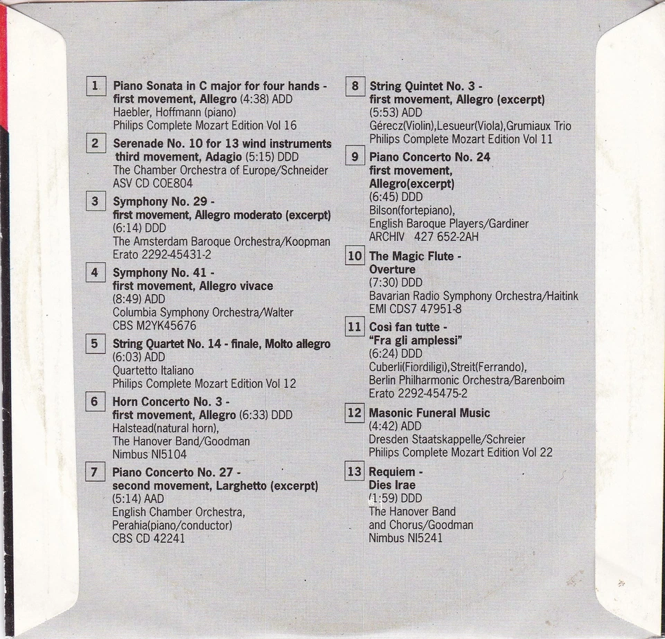 WOLFGANG AMADEUS MOZART A 200th Anniversary Celebration - Bild 2 von 3