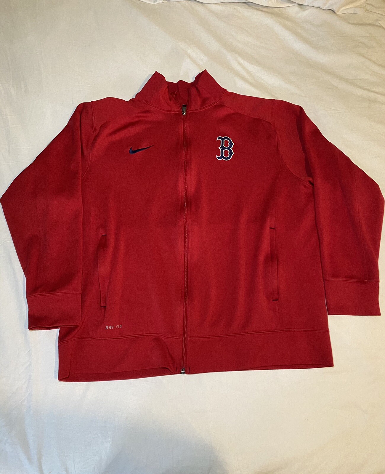 SACAI X NIKE Nike Baseball Boston Red Sox Full Zip Jacket Uomo Taglia XL Dri Fit Prodotto Originale