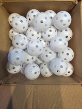 50X Palline da Golf in Plastica Cava 5" Pratica Flusso d'Aria