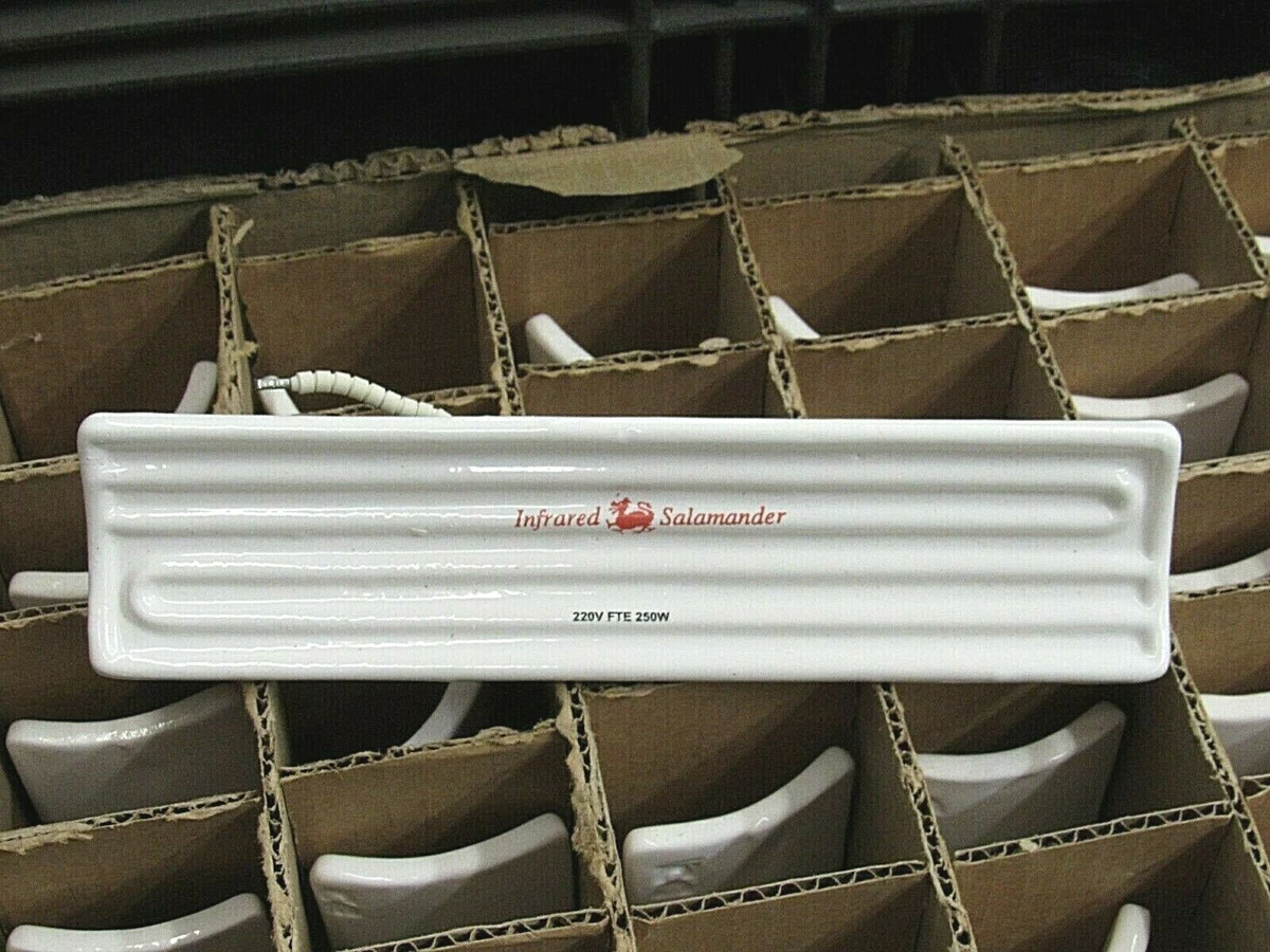 INFRARED SALAMANDER CERAMIC HEATER 25022 0028 E17 220 VOLT FTE 250 WATT 9  1/2u0026#034;L | eBay