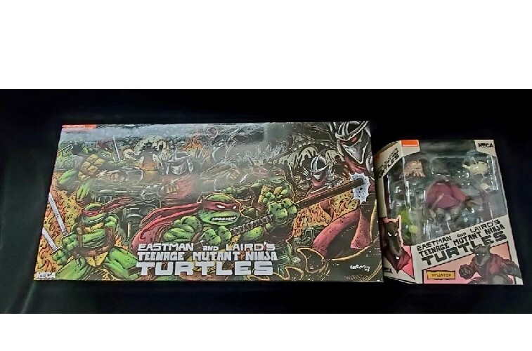 NECA Eastman Laird LARSON Teenage Mutant Ninja Turtles 4 Pk TMNT