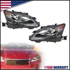 LED DRL HID Headlights Left Right Side For 2013-2015 Lexus GS350 GS450h w/o AFS