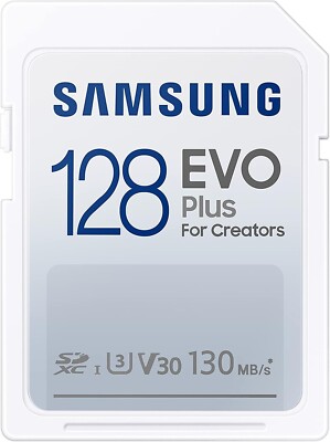 Samsung EVO Plus 128GB SDHC Full Size Memory Card (MB-SC128K/AM)