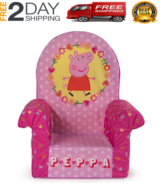 Marshmallow Furniture Children S Foam High Back Chair Peppa Pig By