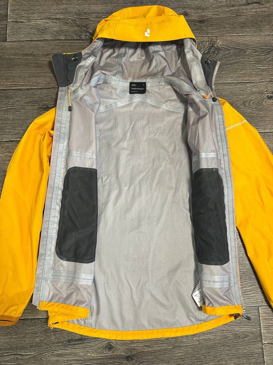 peak performance gore-tex stark light jacket hooded men medium
