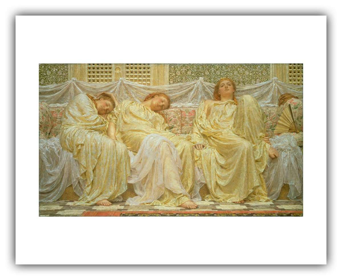 絵画 THE DREAMERS Amazon.com: Albert Joseph Moore The Dreamers 1882