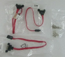 Lot of 3 12" SATA Data to ESATA External 6Gb/s Cables With Screws