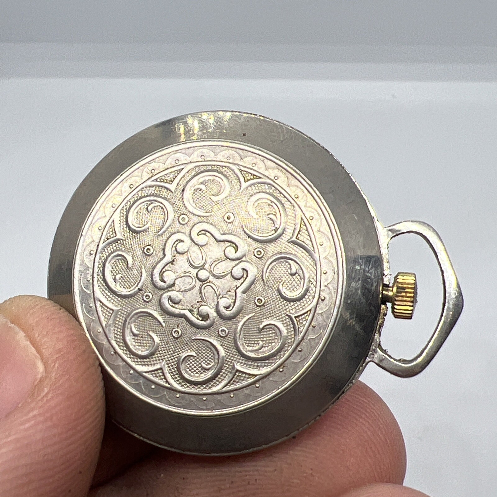 Lady Nelson Pocket Watch Ladies Swiss Silver Gold Tone eBay