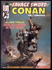 SAVAGE SWORD OF CONAN #4 7.0 // MARVEL MAGAZINE 1975
