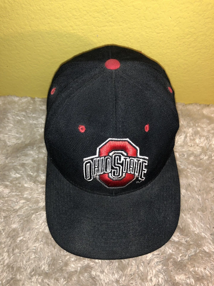 Vintage Zephyr Graf-X OSU Ohio State Buckeyes Snapback Hat Black - Image 2 of 4