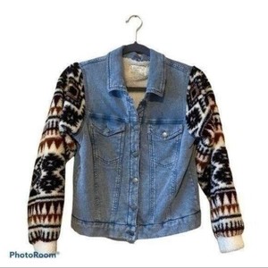 z supply gia knit denim jacket