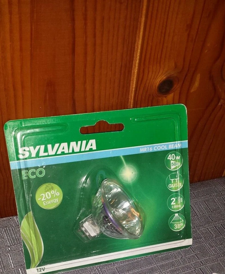 5 Bulbs Spotlight Eco Sylvania MR16 GU5.3 Cool Beam Halogen 40 W Power 50 W - Image 2 of 2