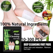 10-300 Foot Detox Patches Pads Toxins Deep Cleansing Herbal Organic Slimming Pad
