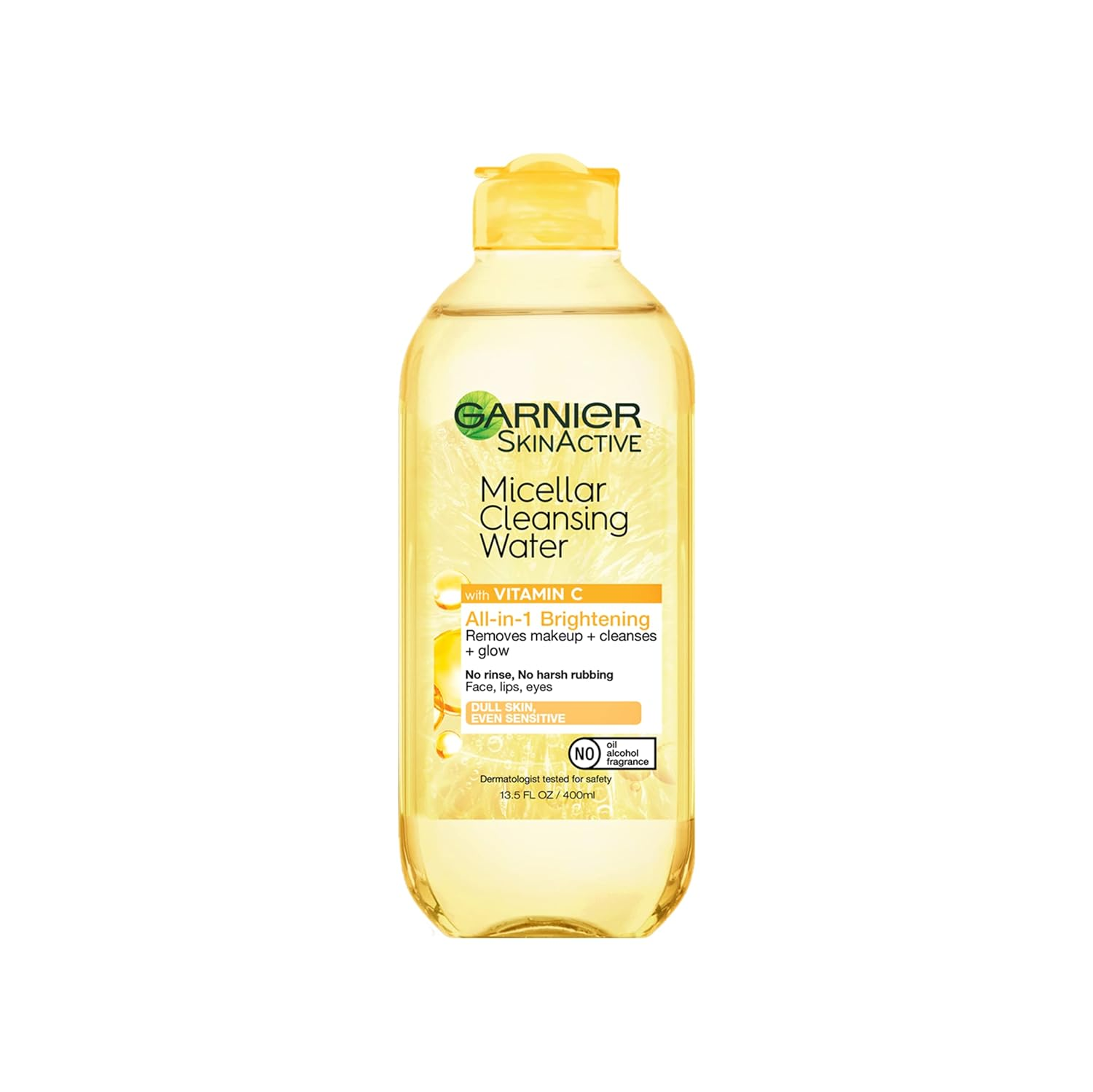 Micellar Water with Vitamin C, Facial Cleanser & Makeup Remover, Brightening & H-image