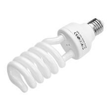 Spiral Fluorescent Light Bulb 45W 5500K Daylight E27 Socket Energy Saving For