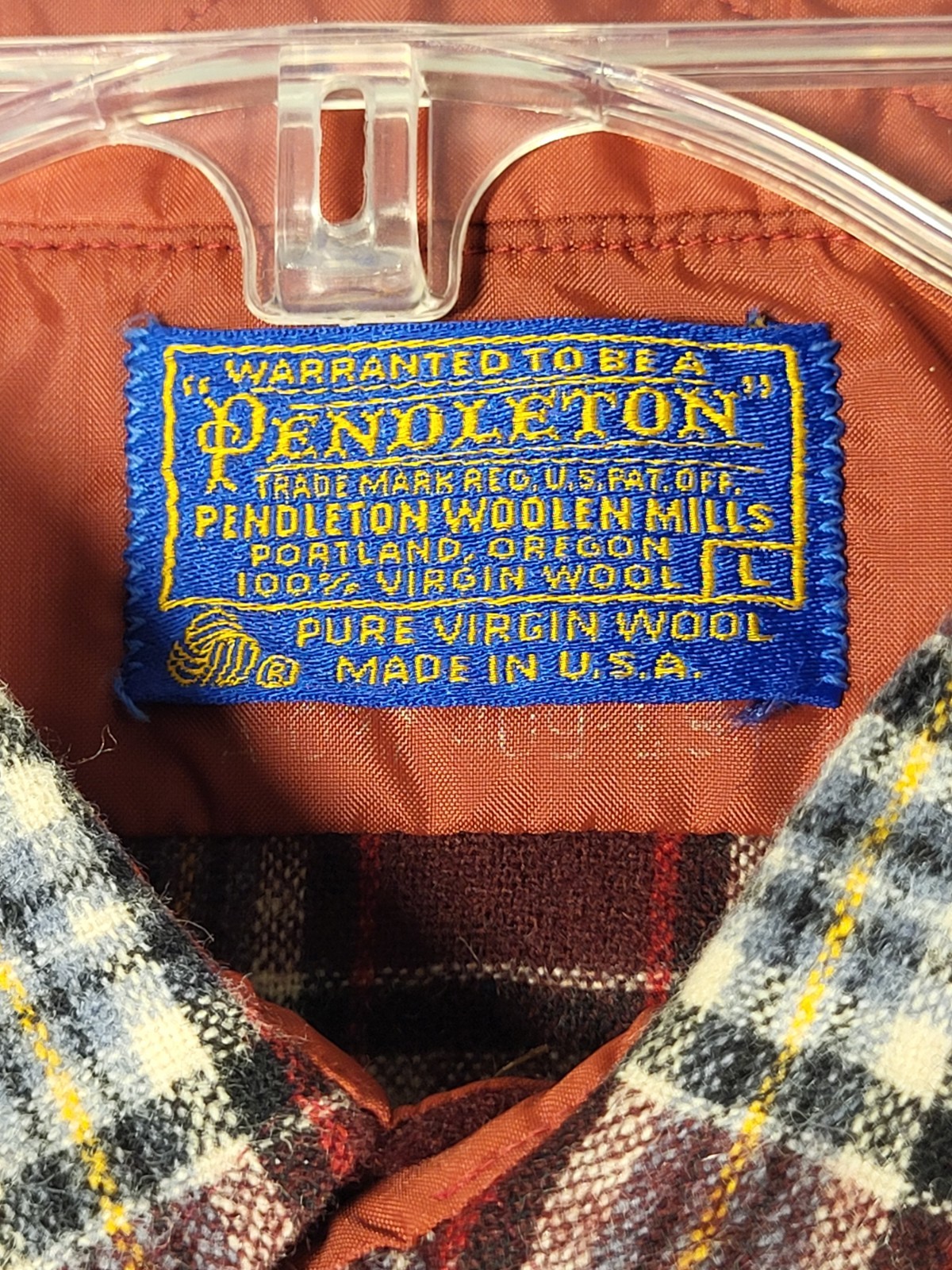 Pendleton Flannel Plaid Button-Down Long Sleeve M… - image 3