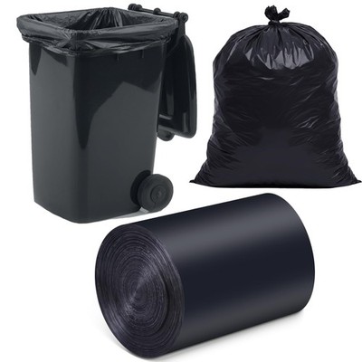 MakMeFre 45 Gallon Multipurpose Tear-Resistant Trash Bags,Heavy Duty,Tastless...