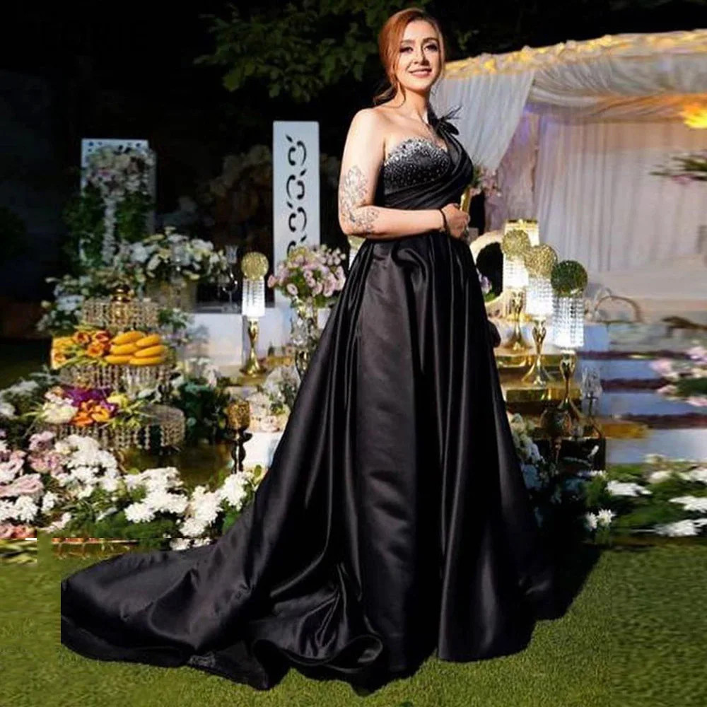 retro evening dresses Vintage Formal Black Lace Up Sheath Long Prom Dresses With Sleeves main image 0