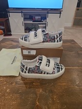 Burberry Kids' Mark Check Blu Pallido Check (TG. 33-UE-Sz 2y-US) Usato PULITO 