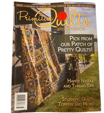 Primitive Quilts  Projects, Fall 2017, magazine, pattern insert