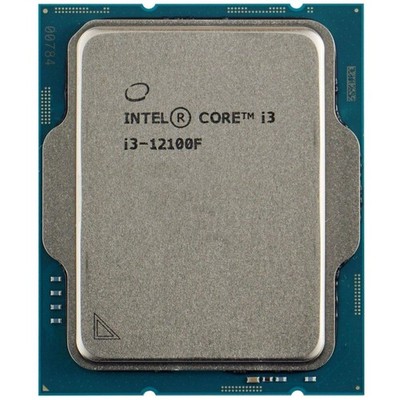 Prozessor CPU Intel Core I3 12100F LGA 1700 Ohne Integrierte GPU Bulk
