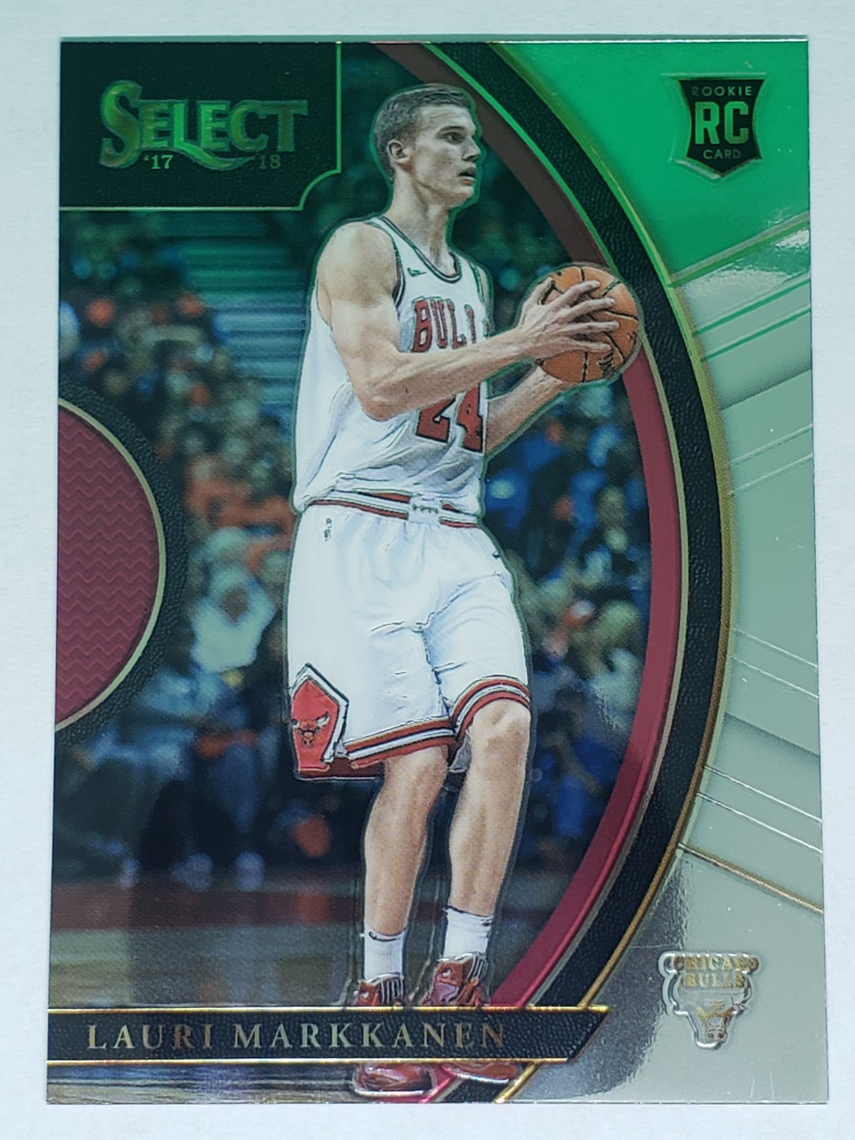Lauri Markkanen 2017-18 Panini Select #8 Concourse Level Rookie RC Chicago Bulls