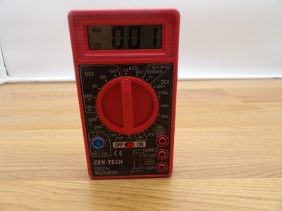 Lot Of 2 Cen-Tech 7 Function Digital Multimeters