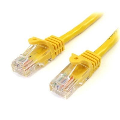 StarTech.com 3m Cat5e RJ45 UTP Netzwerkkabel Snagless - Cat 5e Patchkabel - Gelb