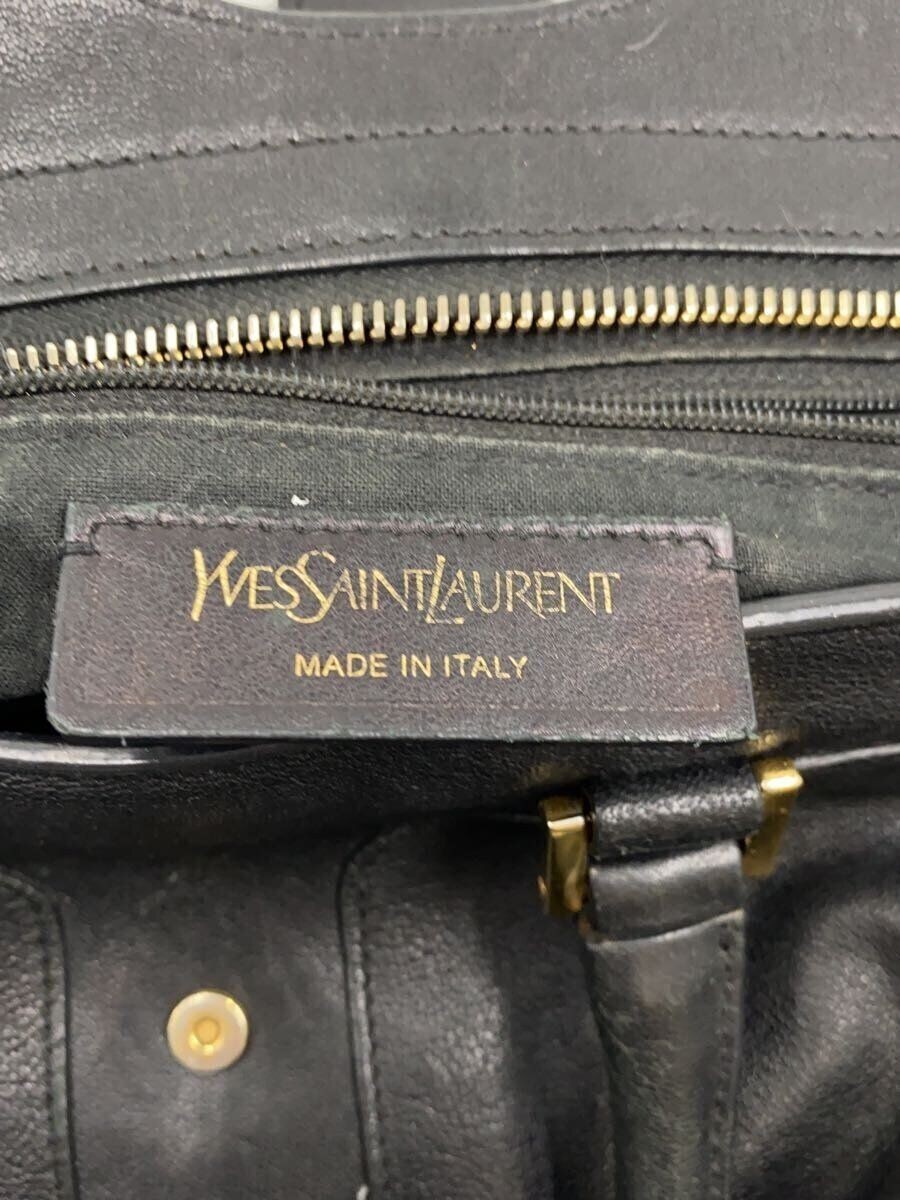 YVES SAINT LAURENT copri borsa a tracolla pelle chic nero 400666