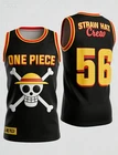 Luffy Style Pirate Mode Lightweight One-Piece Basketball Jersey Tank Top