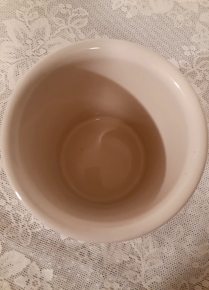 Vasija de utensilios Longaberger Woven Traditions cerámica AZUL CLÁSICO 6" de alto Foto 2 de 4