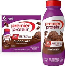 Premier Protein Shake Chocolate 30g Protein No Added Sugar 24 Vitamins Minerals