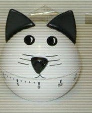 Kitchen Timer  Cat 60 Minutes Guaranteed Quality