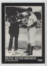 1992 Megacards The Collection Babe Ruth George HW Bush #149 HOF gz1