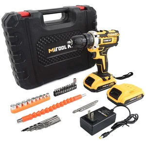 20-Volt Drill 2 Speed Electric Cordless Drill / Driver with Bits Set & Battery