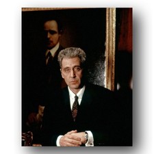 Al Pacino Photo 8x10 The Godfather Part III Film Set 1990 Francis Ford Coppola