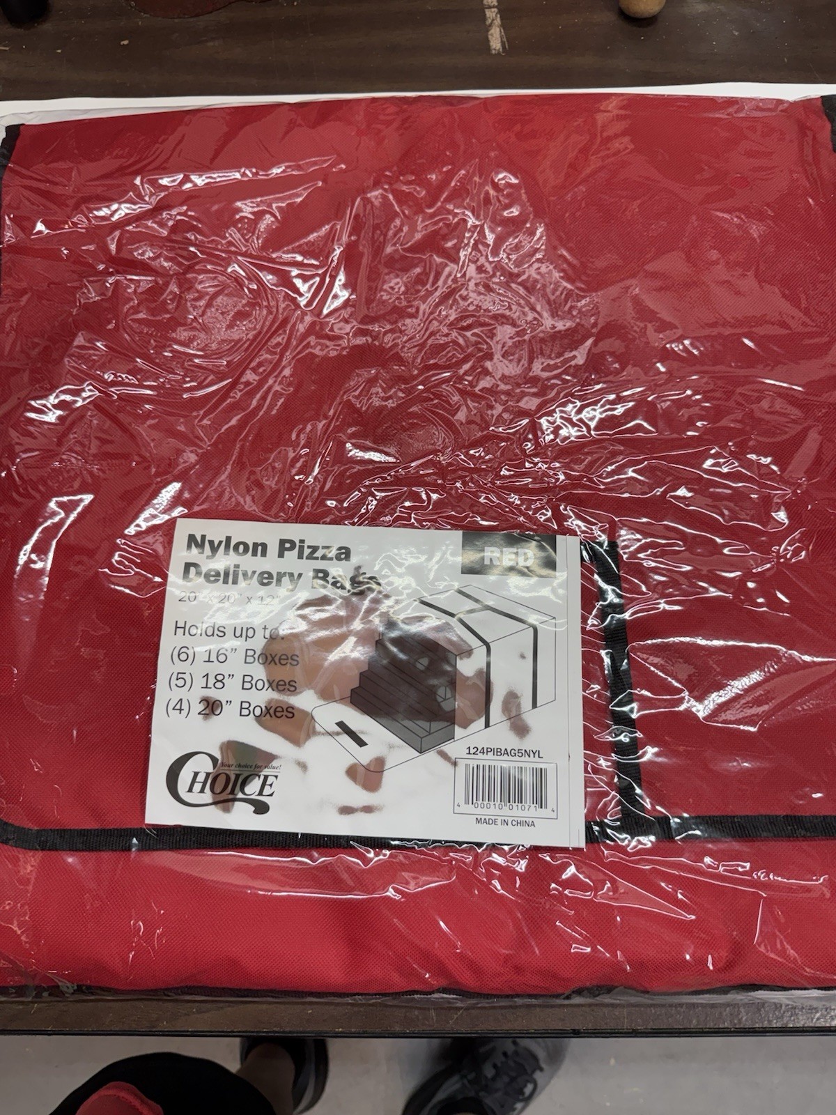 Insulated Pizza Food Delivery Bag, 20" X 20" X 6" Warmer Bags for Carry Hot NEW