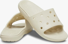 Crocs Unisex Adult Classic Slide Sandals Bone - US Men's 9 Women's 11